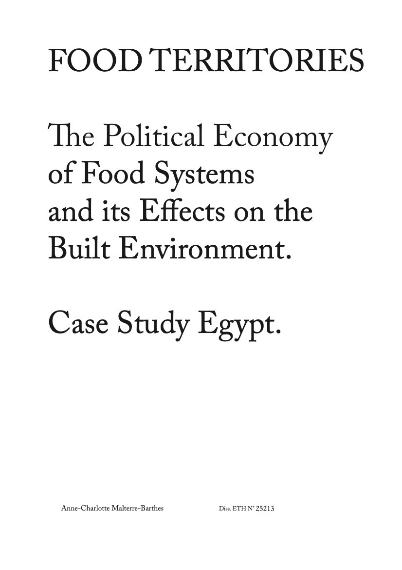 Food Territories